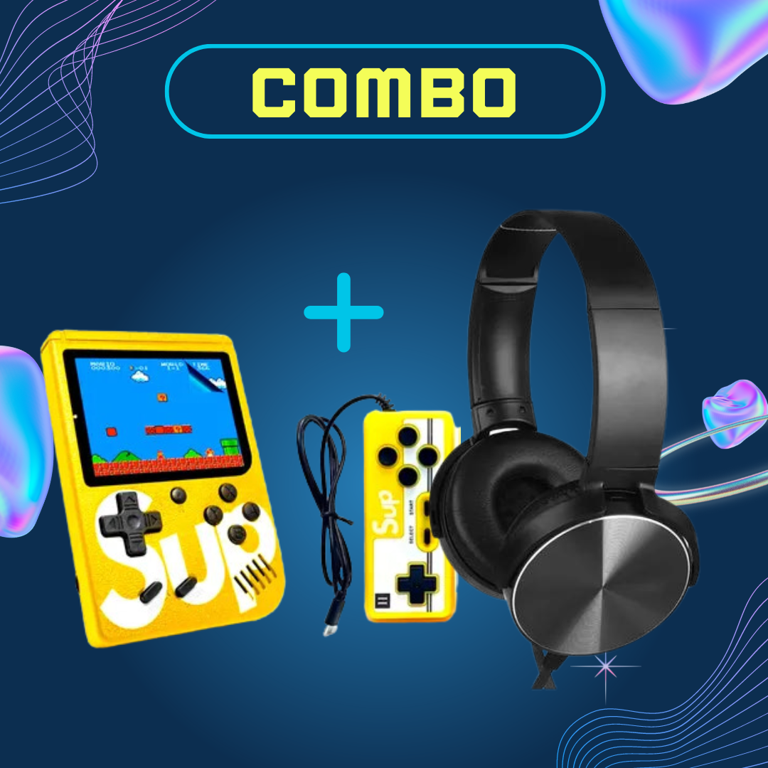 COMBO MINI CONSOLA RETRO+ AUD TIPO SONY